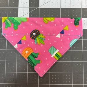 Pink Cactus Dog Bandanna